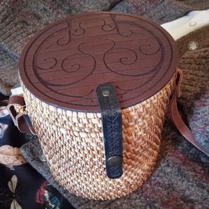 Hobbit Door Purse - cottagecore, hobbitcore